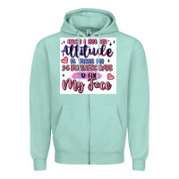 Seafoam small business Zipper Hoodie - MaliasSmallBusiness