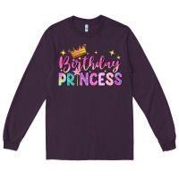 Plum birthday princess Long Sleeve Tee - NancyCooperArtShop