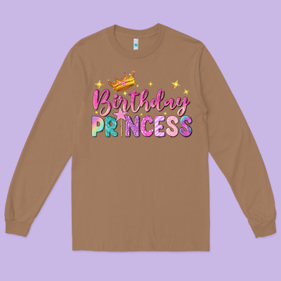 Birthday Princess Long Sleeve Tee Designed By Nancycooperartshop