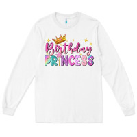 White birthday princess Long Sleeve Tee - NancyCooperArtShop