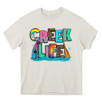 Cream creek life kayaking Heavy Core Tee - Zillion Design Studio