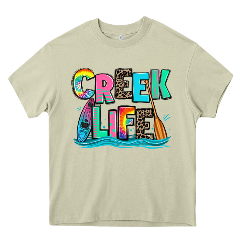 Creek Life Kayaking Heavy Core Tee by Zillion Design Studio | Teevron