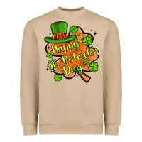 Mushroom happy st patrick s day shamrock Heavyweight Sweatshirt - Artiststas