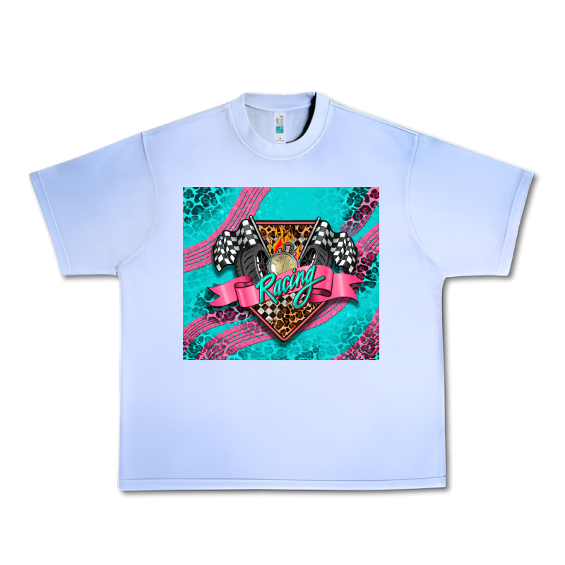 Racing Pink Tumbler Urban Heavy Tee by AdoDesignShop | Teevron