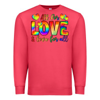 Cardinal all for love and love for love Premium Sweatshirt - LillyAllenDesigns