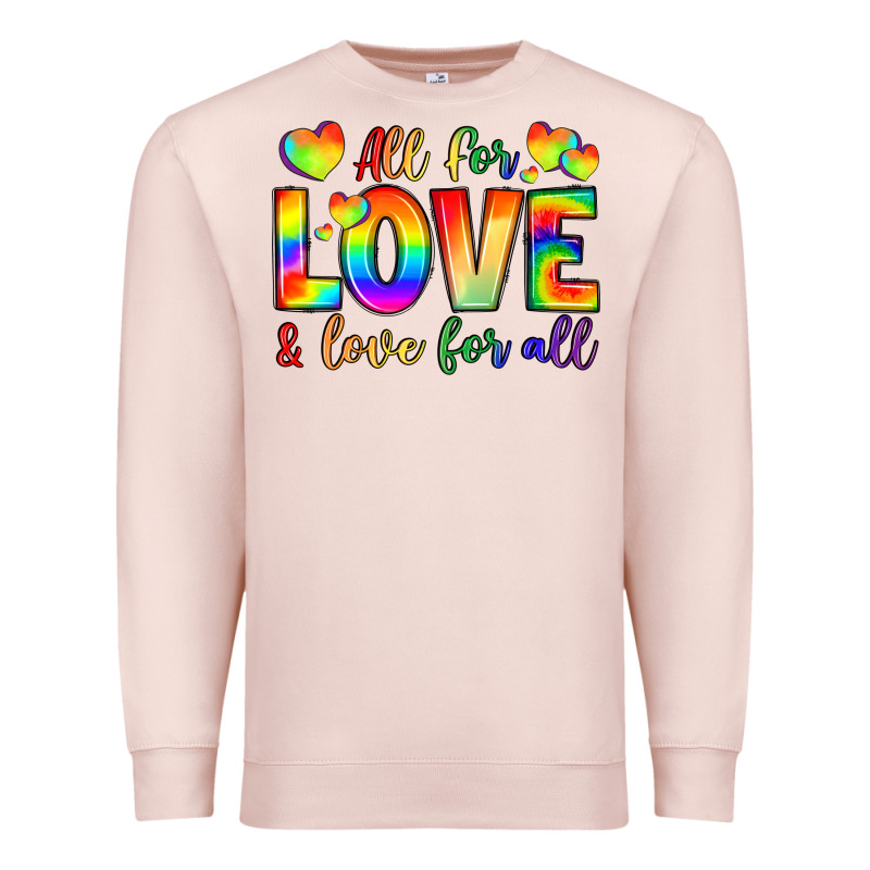 All For Love And Love For Love Premium Sweatshirt by LillyAllenDesigns | Teevron