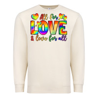 Sandshell all for love and love for love Premium Sweatshirt - LillyAllenDesigns