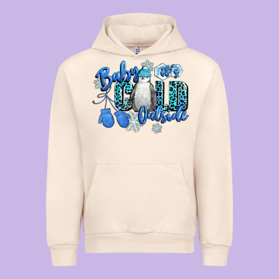 Baby Its Cold Outside Urban Hoodie Designed By Cowgirlartshop