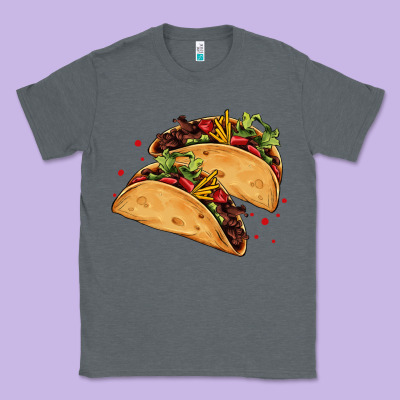 Mexican Taco's Classic Tee Designed By Adodesignshop