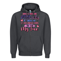Smoke once i get an attitude Zipper Hoodie - MaliasSmallBusiness