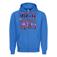 True Royal once i get an attitude Zipper Hoodie - MaliasSmallBusiness