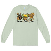 Matcha peace love lions Long Sleeve Tee - LillyAllenDesigns
