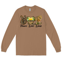 Toasted Coconut peace love lions Long Sleeve Tee - LillyAllenDesigns