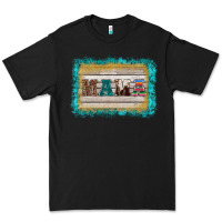 Black western turquoise's mama background Premium Tee - BarkalooDesign