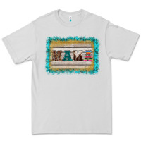 Dove Grey western turquoise's mama background Premium Tee - BarkalooDesign