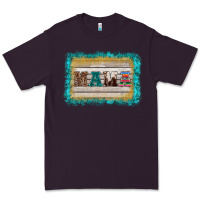 Plum western turquoise's mama background Premium Tee - BarkalooDesign