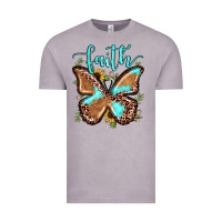 Vintage Zinc faith leopard butterfly Vintage Tee - JahusDesignShop