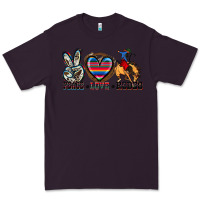 Plum peace love rodeo Premium Tee - Zillion Design Studio