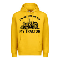 Lemon I D Rather Be On My Tractor Premium Hoodie - Bettercallsaul