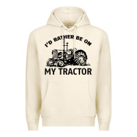 Tofu I D Rather Be On My Tractor Premium Hoodie - Bettercallsaul