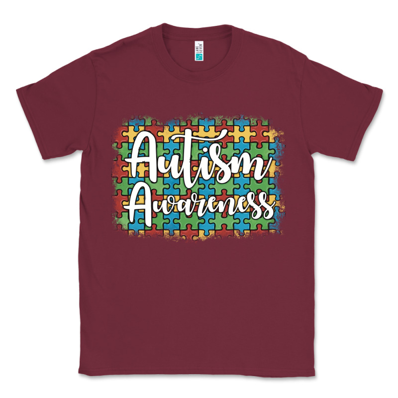 Autism Awareness Puzzle Background Classic Tee by Artiststas | Teevron