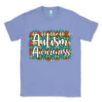 Colony Blue autism awareness puzzle background Classic Tee - Artiststas