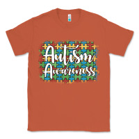 Copper autism awareness puzzle background Classic Tee - Artiststas