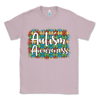 Lilac autism awareness puzzle background Classic Tee - Artiststas