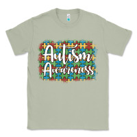 Matcha autism awareness puzzle background Classic Tee - Artiststas