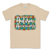 Mushroom autism awareness puzzle background Classic Tee - Artiststas
