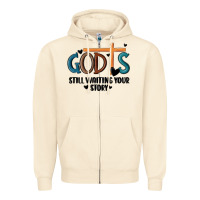 Sandshell god is still waiting your story Zipper Hoodie - MaliasSmallBusiness