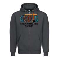 Smoke god is still waiting your story Zipper Hoodie - MaliasSmallBusiness