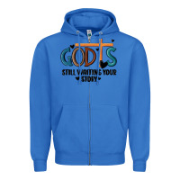 True Royal god is still waiting your story Zipper Hoodie - MaliasSmallBusiness