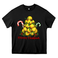 Black merry christmas lacrosse Heavy Core Tee - RanaPortraitStore