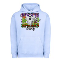 Pigment Grape Ice spooky spooky spooky vibes Urban Hoodie - CowGirlArtShop