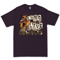 Plum long live cowboys Premium Tee - Zillion Design Studio