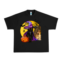 Black black witch cat coffin and moon Urban Heavy Tee - BundleAndBundleShop