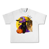 Lunar Rock black witch cat coffin and moon Urban Heavy Tee - BundleAndBundleShop