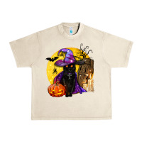 Sandshell black witch cat coffin and moon Urban Heavy Tee - BundleAndBundleShop