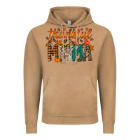 Vintage Camel thankful mama highland cow Vintage Hoodie - RacoonDesign