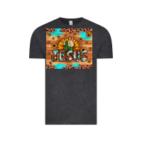 Vintage Black jesus san judas Vintage Tee - JahusDesignShop