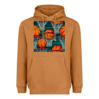 Meerkat basketball hoop seamless pattern Heavyweight Hoodie - BundleAndBundleShop