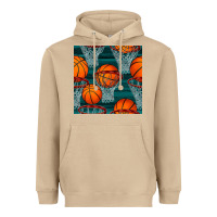 Mushroom basketball hoop seamless pattern Heavyweight Hoodie - BundleAndBundleShop