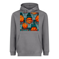 Storm basketball hoop seamless pattern Heavyweight Hoodie - BundleAndBundleShop