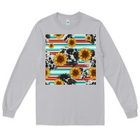 Moon Dust serape cowhide sunflowers seamless pattern 12inch Long Sleeve Tee - Jasminsmagicworld