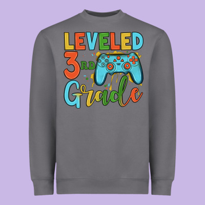 Leveled 3rd Grade Heavyweight Sweatshirt Designed By Jahusdesignshop