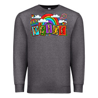 Charcoal Heather pride Premium Sweatshirt - LillyAllenDesigns