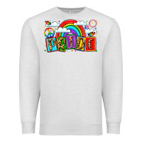 Oatmeal Heather pride Premium Sweatshirt - LillyAllenDesigns