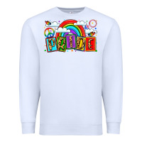 White pride Premium Sweatshirt - LillyAllenDesigns