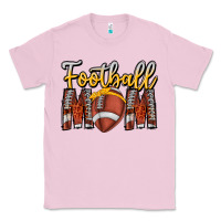 Bubblegum Pink Football Mom Classic Tee - CowhideDigitalArt